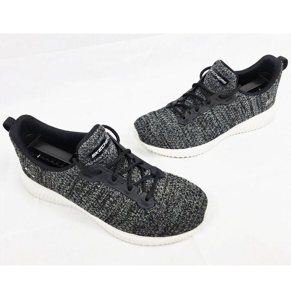 Skechers Memory Foam Black 58763R Womens Sneakers Size 10 - Picture 2 of 6